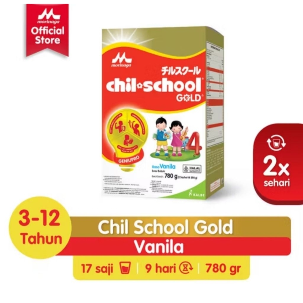 

Morinaga Chil School 4 780gr (Vanila) Exp Agustus 2026