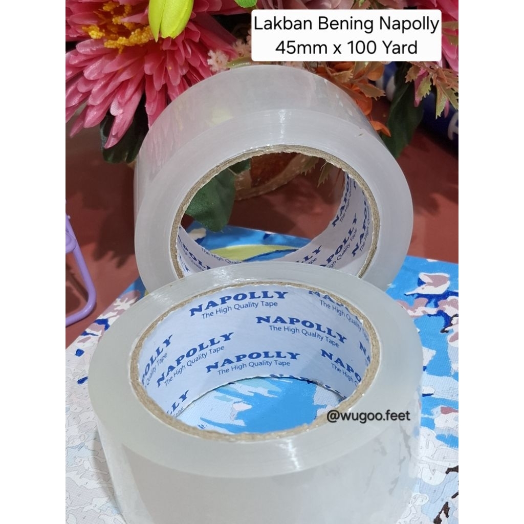 

LAKBAN BENING NAPOLLY 45MM X 100 YARD