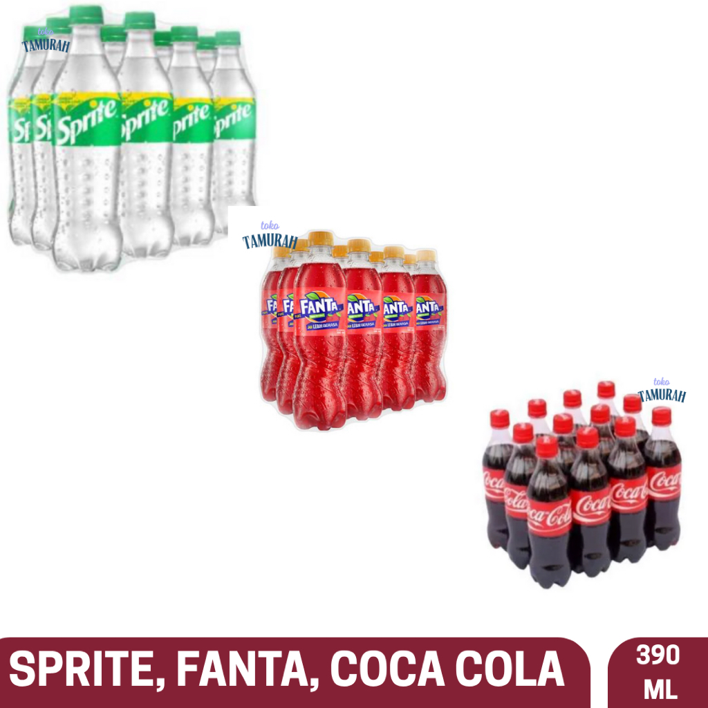

SPRITE | FANTA | COCA COLA - SOFTDRINK 390 ML
