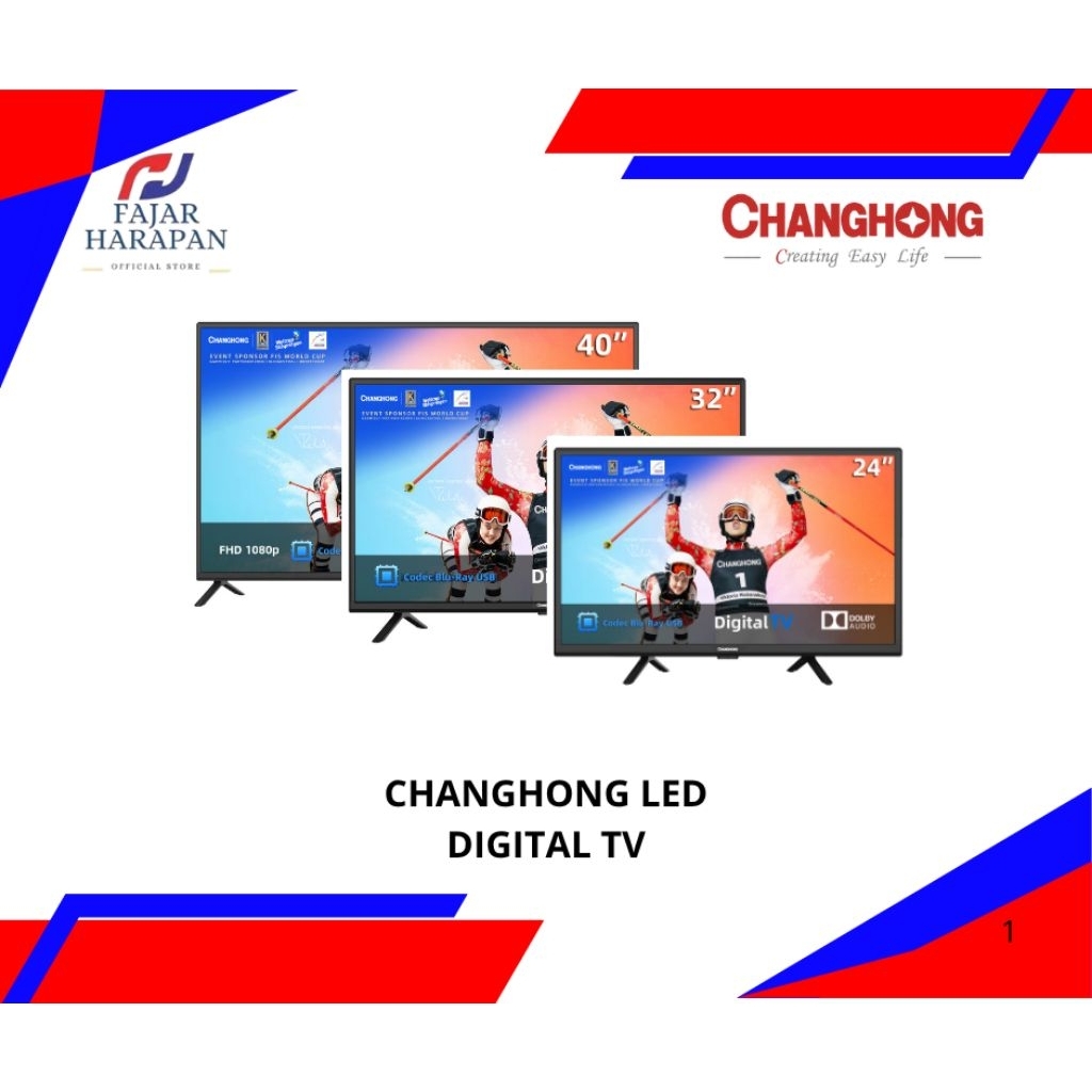 CHANGHONG LED TV L 32" 40" 43 G7P PRO