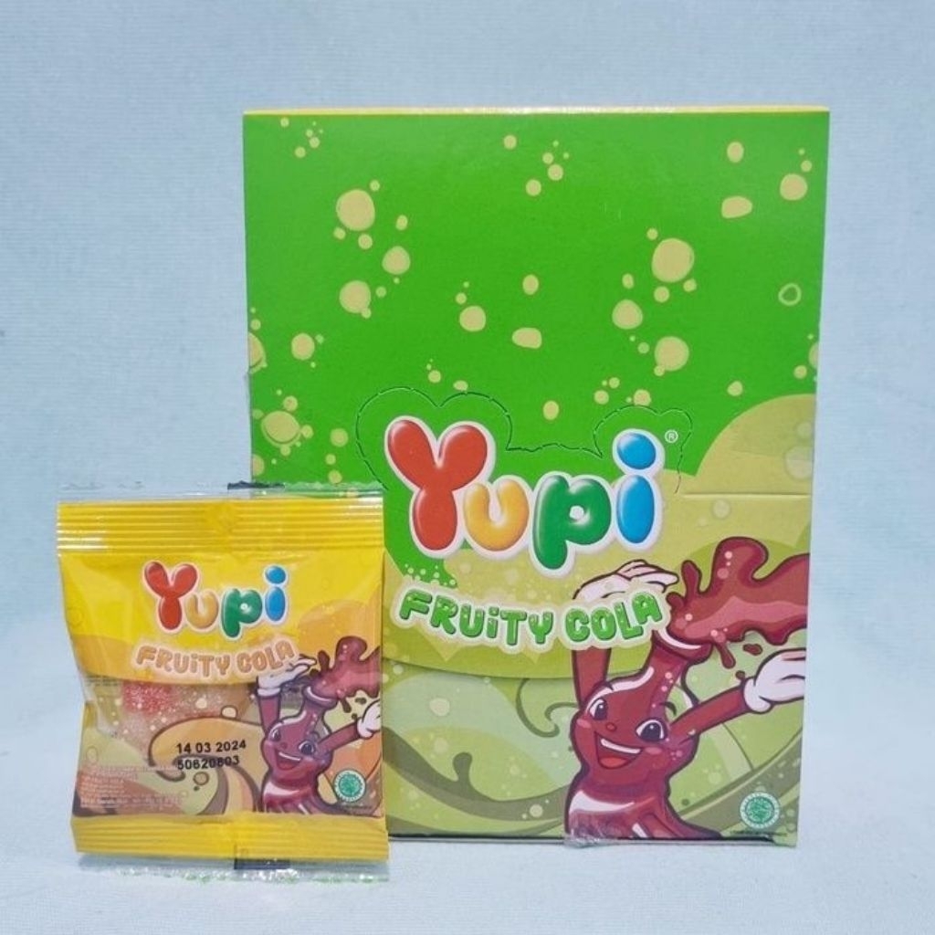 

YUPI Fruity Cola Permen Jelly (1 kotak isi 24pcs)