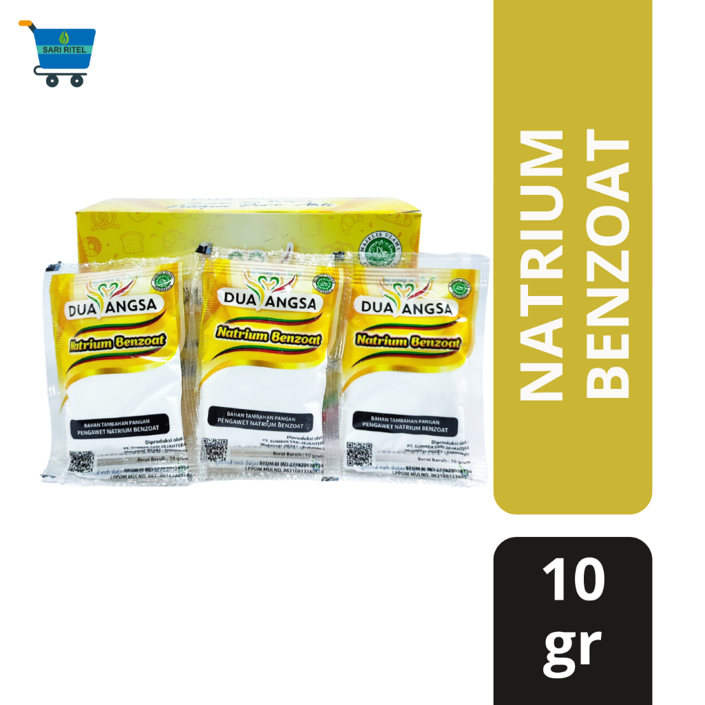 

CAP DUA ANGSA Natrium Benzoat 10gr / Bumbu Baking Natrium Benzoat