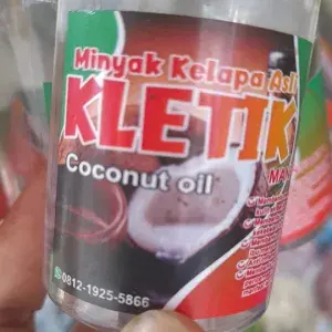 

Minyak kelapa asli (kletik)