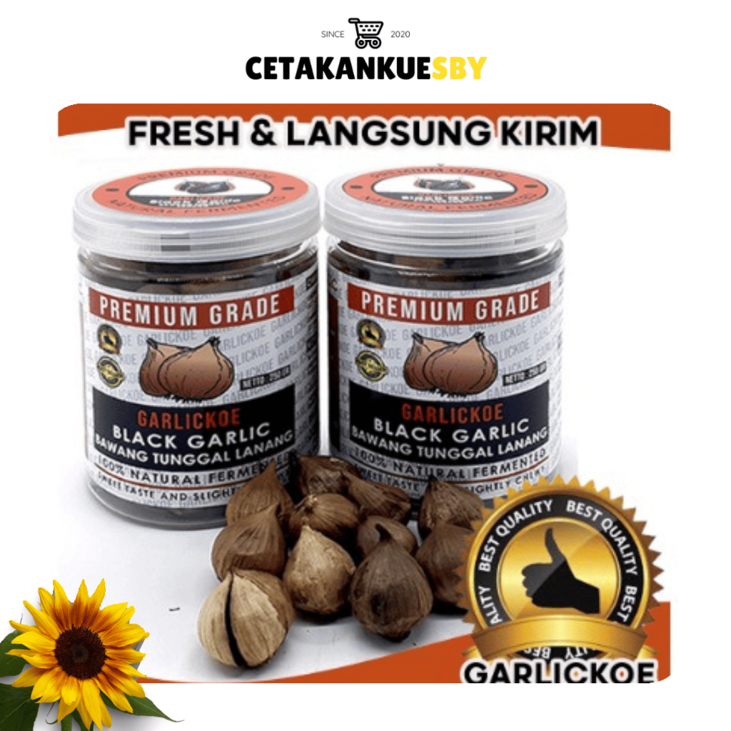 

[CKS] BLACK GARLIC / BAWANG HITAM TUNGGAL LANANG 250gr PREMIUM GARLICKOE