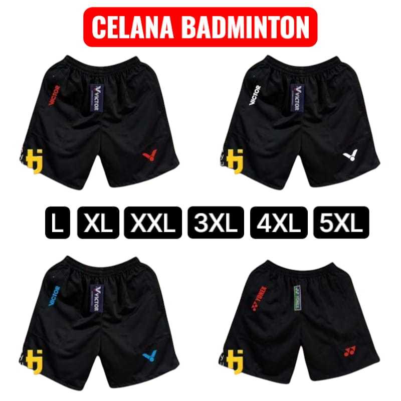 celana pendek `olahraga badminton pria/celana olahraga bulutangkis/celana pendek pria jumbo/Celana o