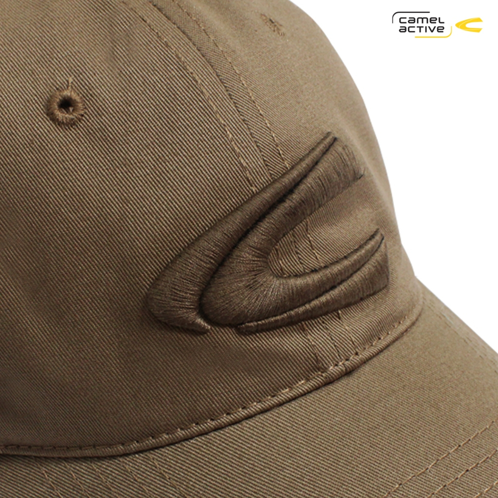 camel active Men's Hat with Embroidered Signature Logo