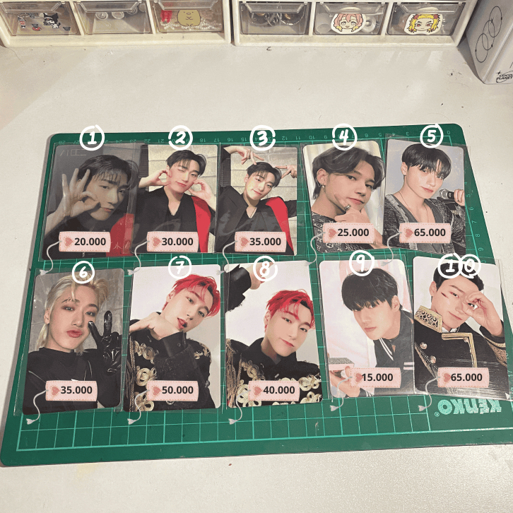 PHOTOCARD ATEEZ OFFICIAL SAN WOOYOUNG WOOSAN NOT OKAY