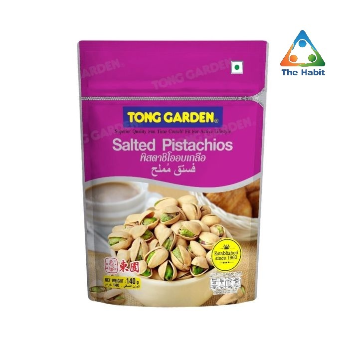 

(The Habit) TONG GARDEN SALTED PISTACHIO/KACANG PISTACHIO ASIN 140gr