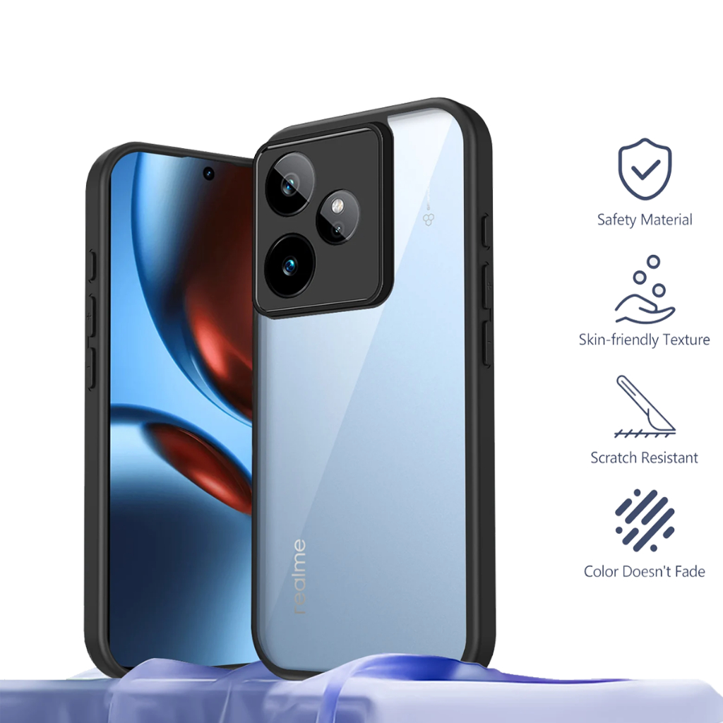 Case Realme GT 7 5G / GT 7T 5G Hardcase Clear Edge Backcase Casing Realme GT 7 5G