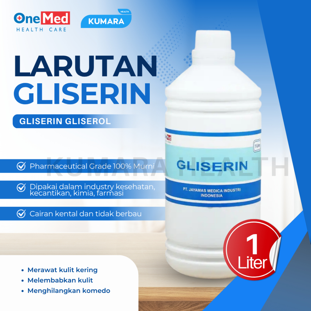 ONEMED - Larutan Gliserin 1 Liter / Glycerine Glicol