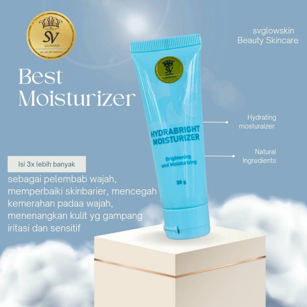 MOSTURAIZER SV GLOW SKIN NIACIAMIDE 5% HIDABRIGHT MOISTURIZER SV SGLLGLOWSKIN