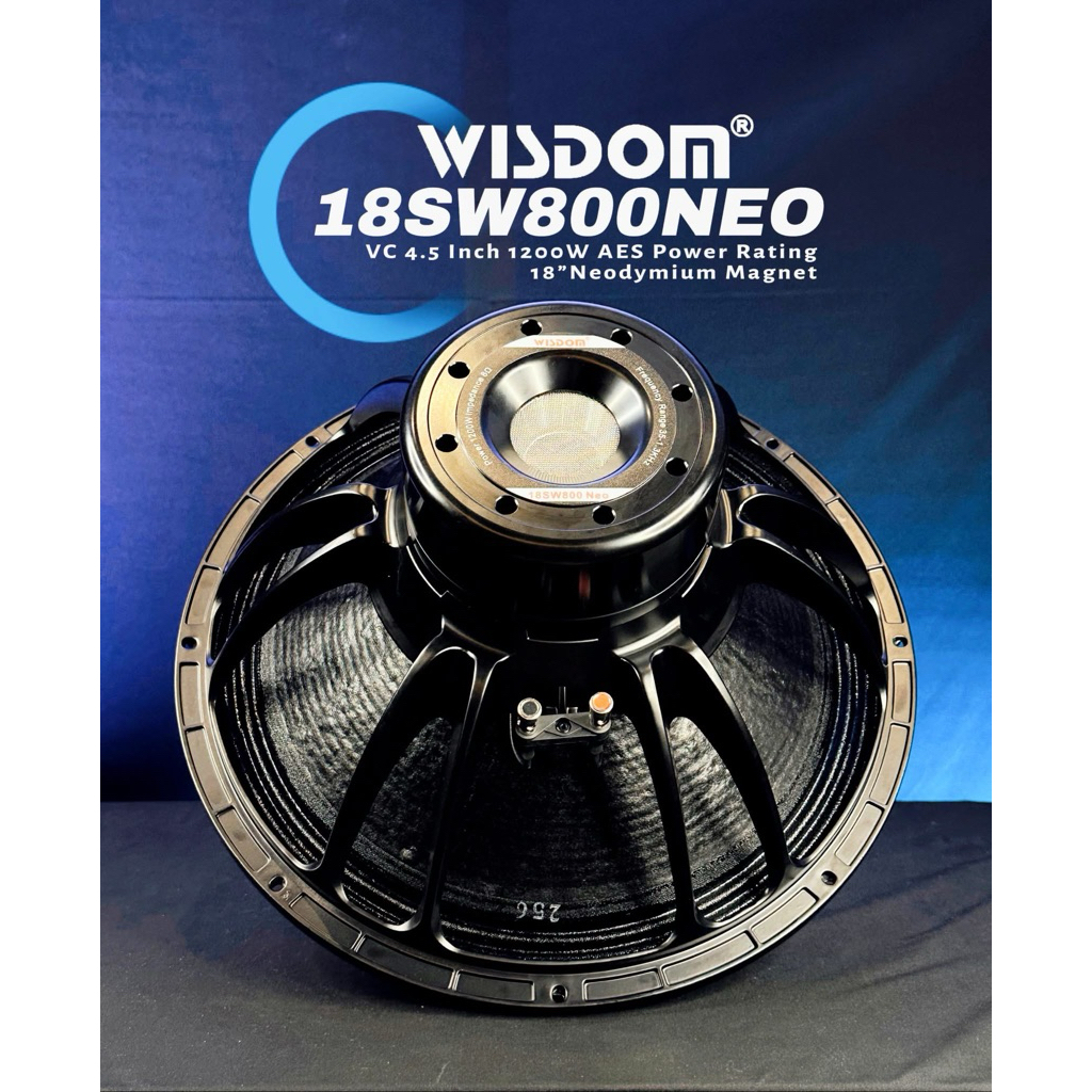 Komponen Speaker wisdom 18 inch Subwoofer Lapangan 18SW 800 Neo Model BNC SW115