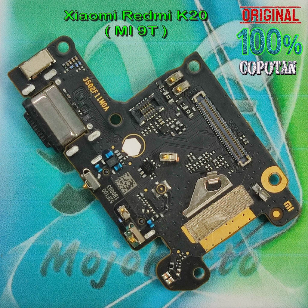 Xiaomi Redmi K20 / MI 9T Papan konektor cas PCB UI board charger mesin bawah ori copotan | eXe Comp