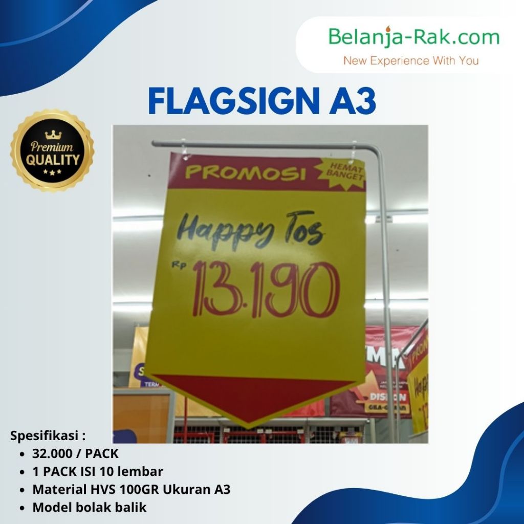 

Flagsign A3 Kertas Promo Ukuran A3 1Pack isi 10 Lembar