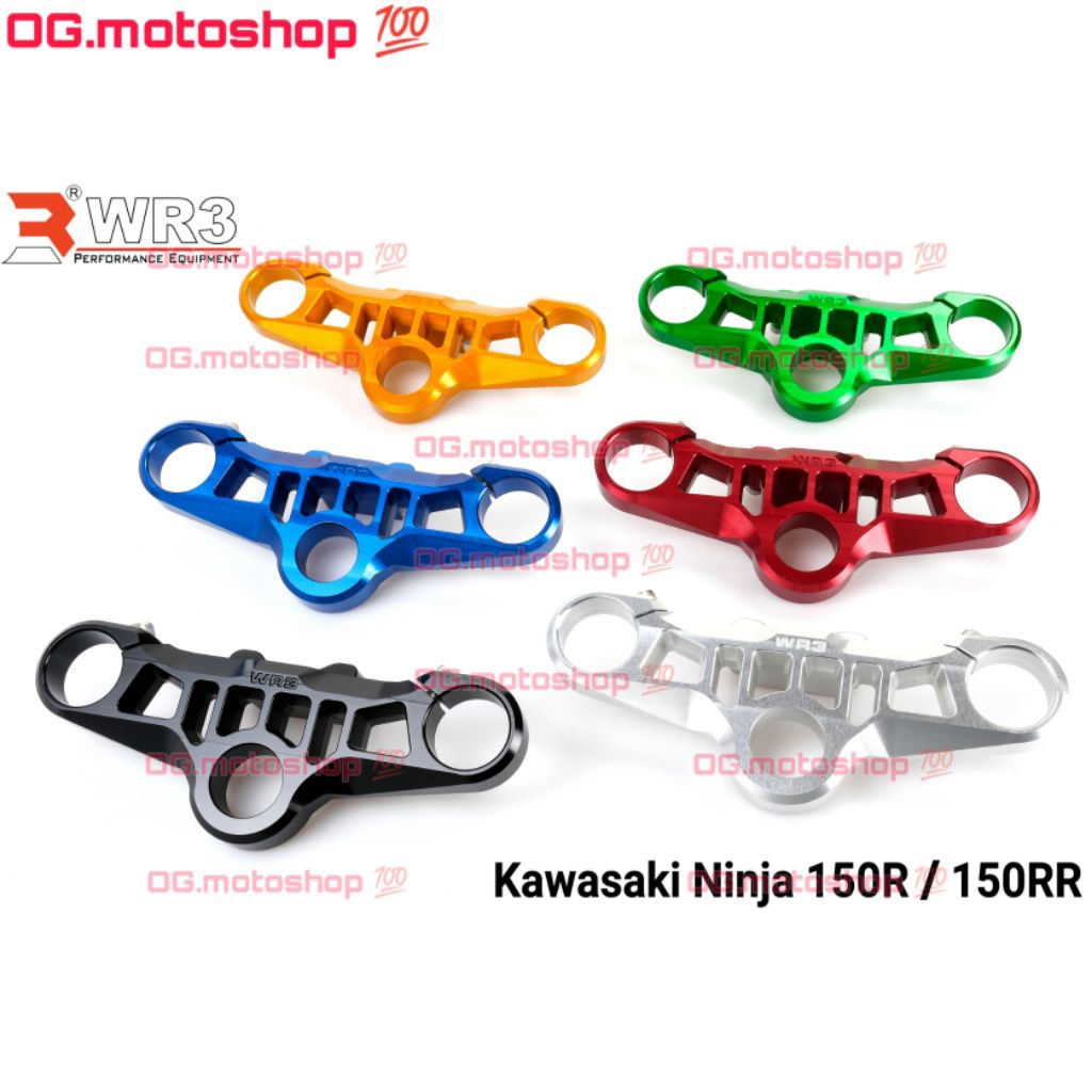 Segitiga Tripleclamp Kawasaki Ninja150 RR Ninja 150 RR By WR3