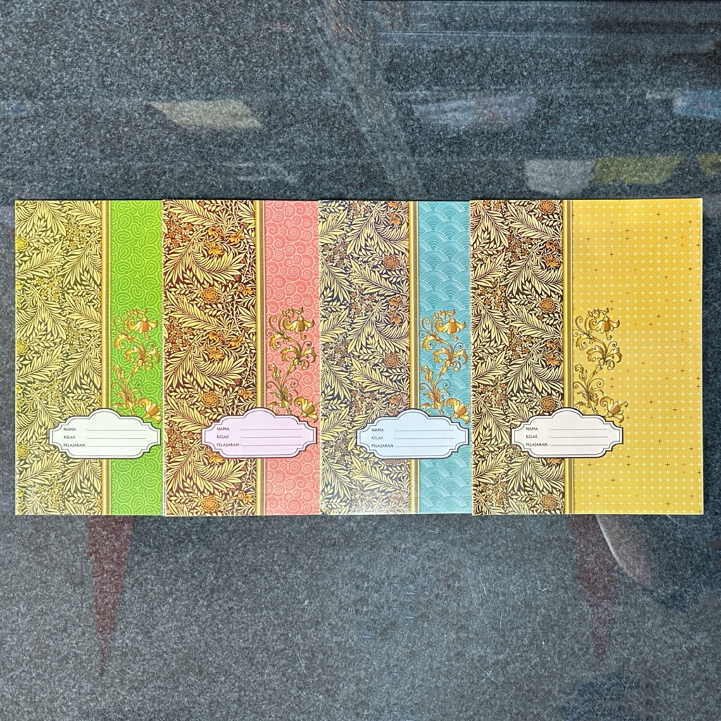 

Sampul Buku Kertas SIMPATY Kwarto Batik SB-Q 02 Ornament [1 PACK]