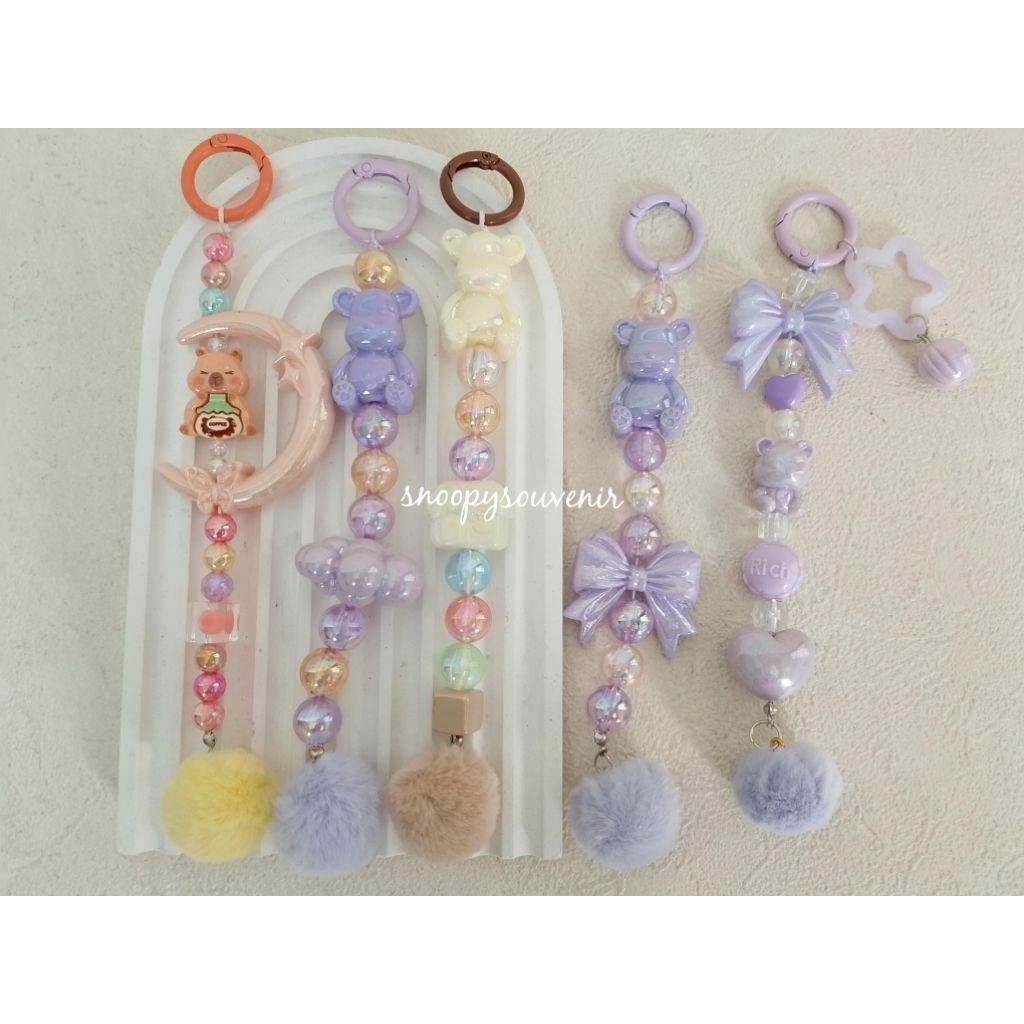 Bag Charm Bear / Bag Charm Lucu / Bag Charm Manik