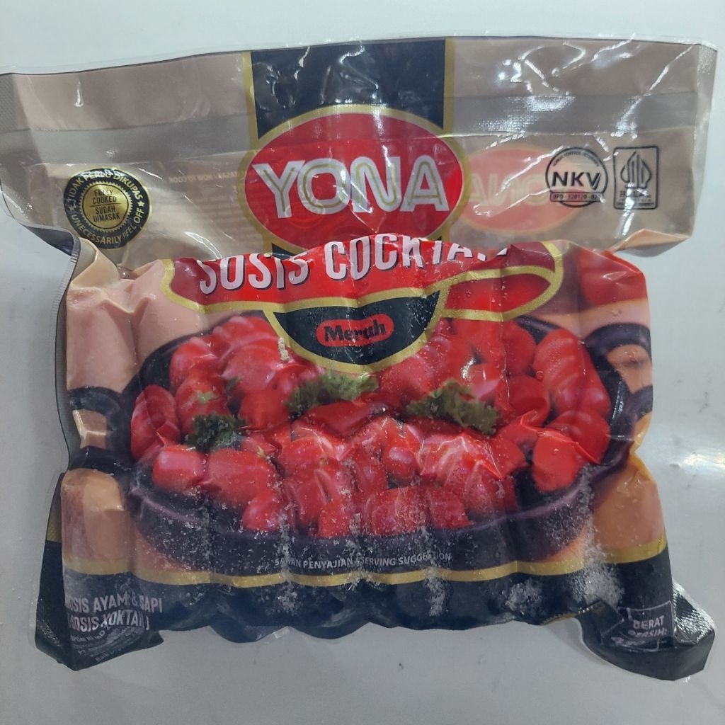 

SOSIS YONA COCKTAIL 500gr/ SOSIS YONA PREMIUM/SOSIS BARTOZ COCKTAIL 500g