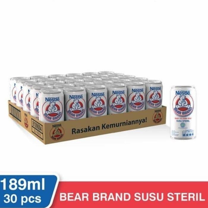 

BEAR BRAND SUSU STERIL 189 ML 1 DUS 30 PCS