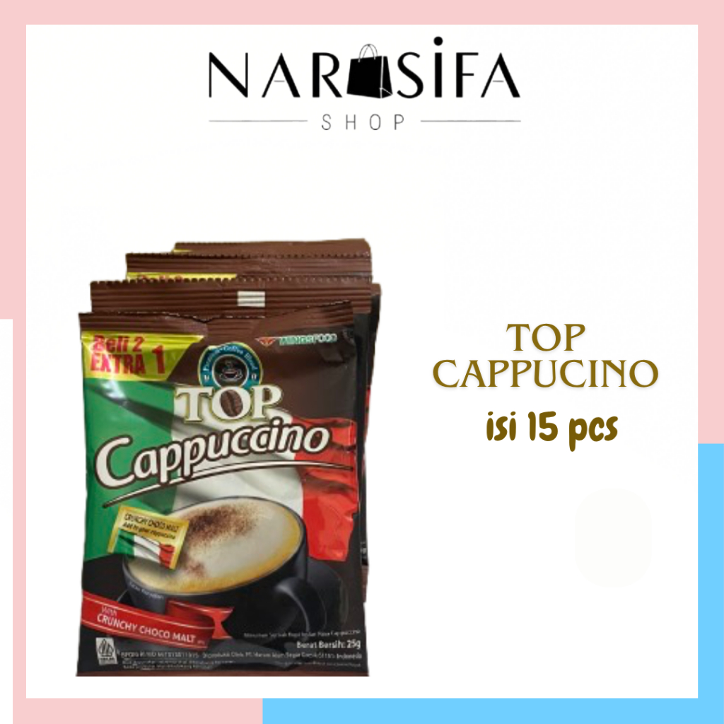 

Kopi Top Cappucino isi 15 pcs