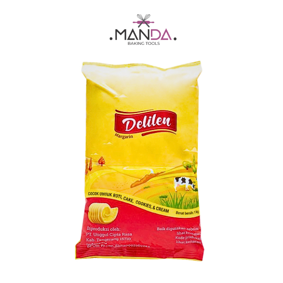 

Delilen Margarin 1kg – Margarin Serbaguna untuk Masak, Kue & Roti