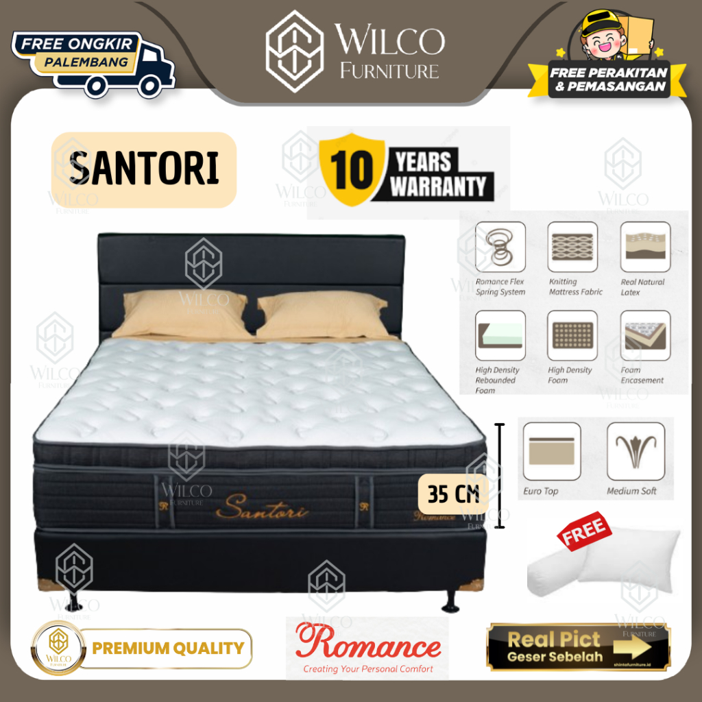 Kasur Matras Romance Santori | Springbed Santori Murah Palembang