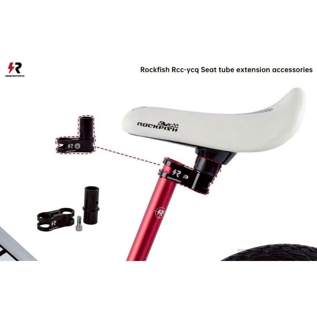 Extender saddle ROCKFISH sepeda pushbike / balancebike