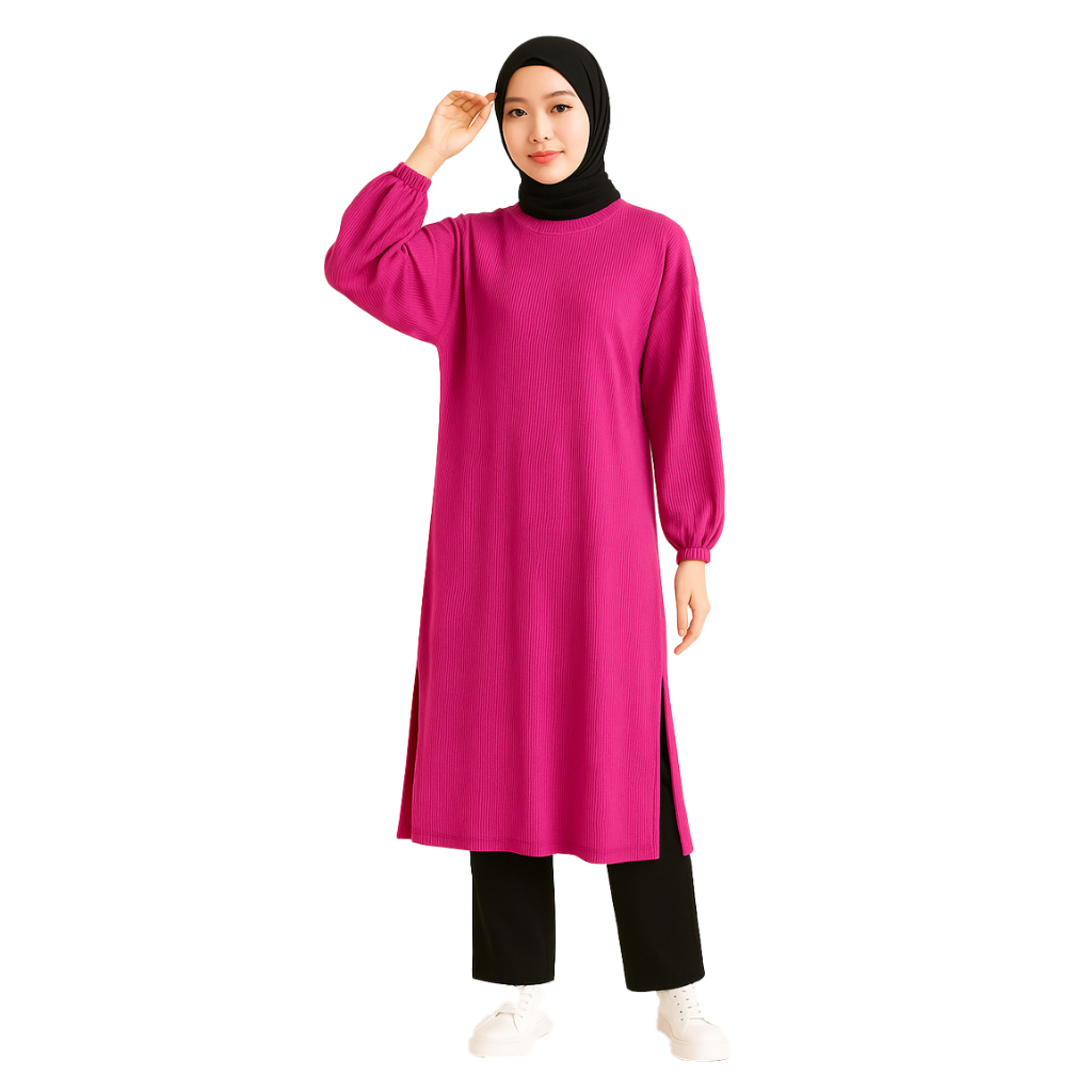 Atasan Wanita Tunik Knit Rajut Premium MyOutfit X BRNJ