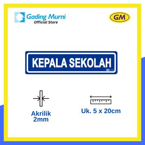

GM LABEL KEPALA SEKOLAH LK-219 KECIL WARNA