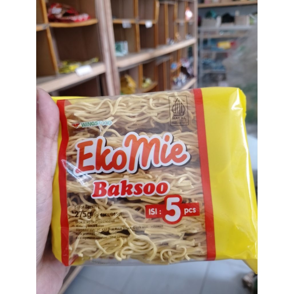 

EkoMie Baksoo – 5 Pcs (275g) hemat dan praktis