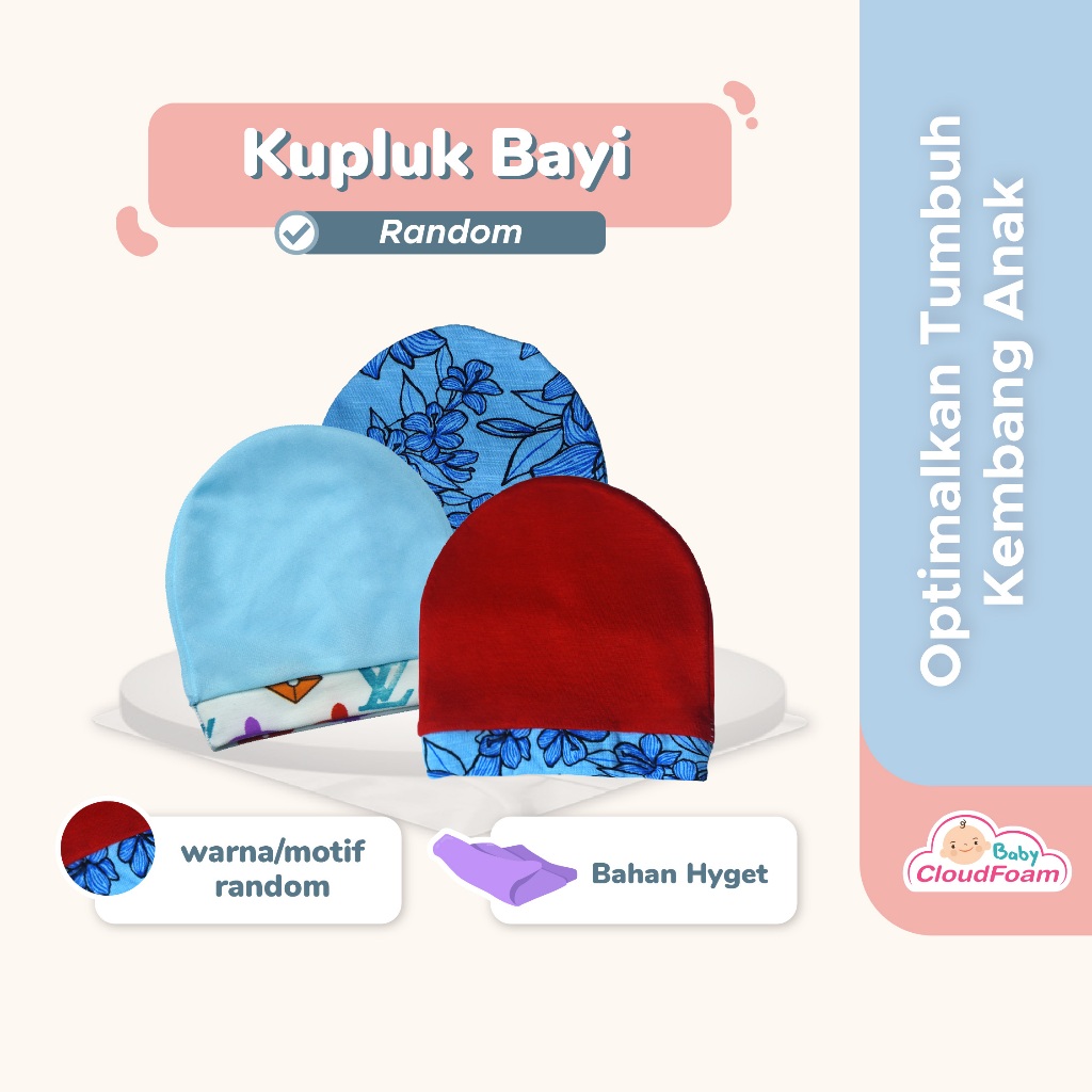 Baby Cloudfoam Kupluk Bayi Random