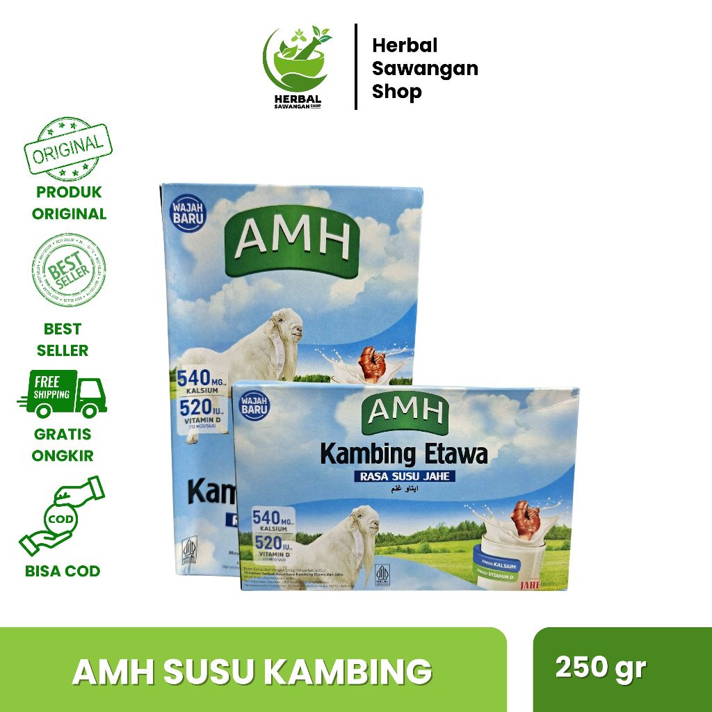 

Susu Kambing Etawa AMH Harga / Box Isi 10 Sachet / AMH Kambing Etawa / Susu Etawa Jahe Original AMH