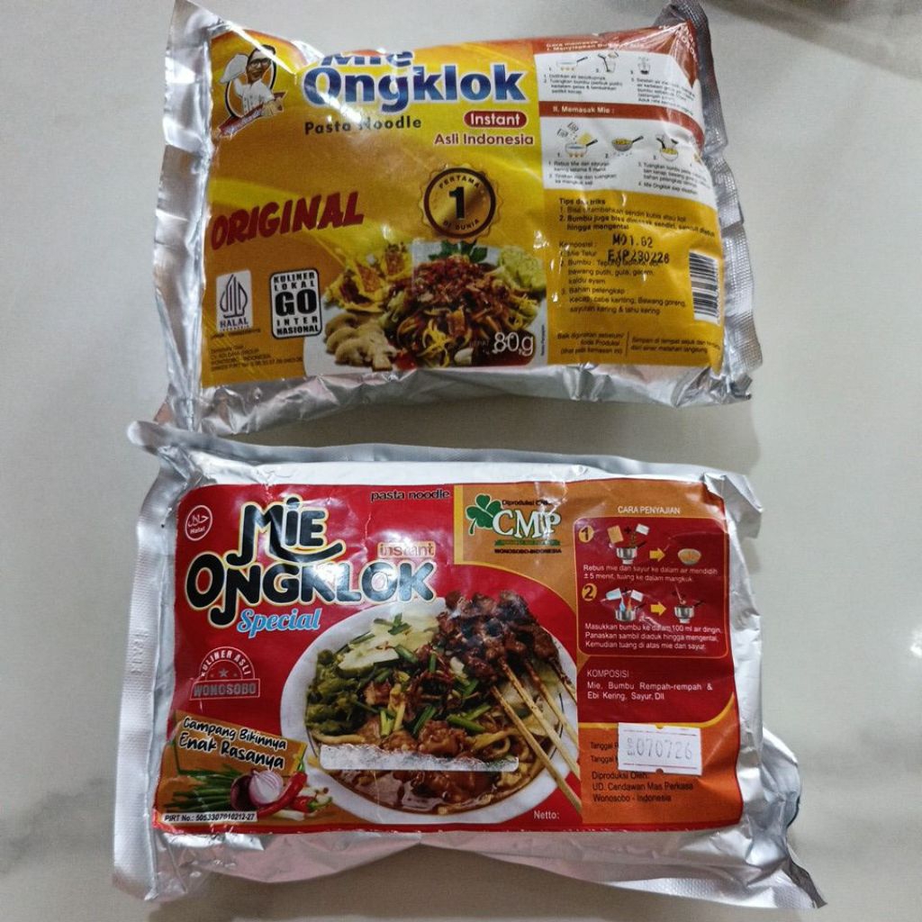 

Mie Ongklok Instant asli Indonesia