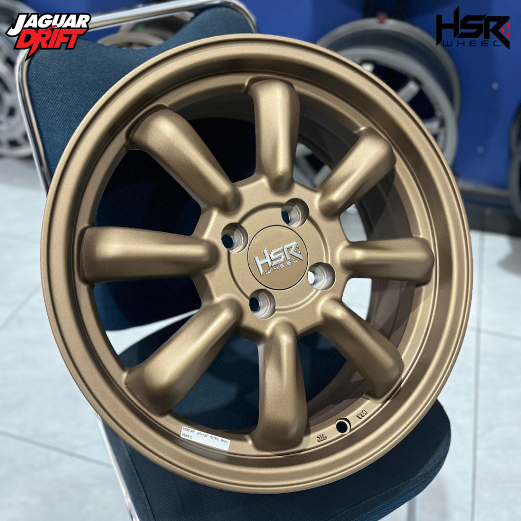 Promo Velg Hsr Wheel R16 Model Retro Tipe Hsr Morotai Ring 16 Lebar 6.5 Pcd 4x100 Bronze
