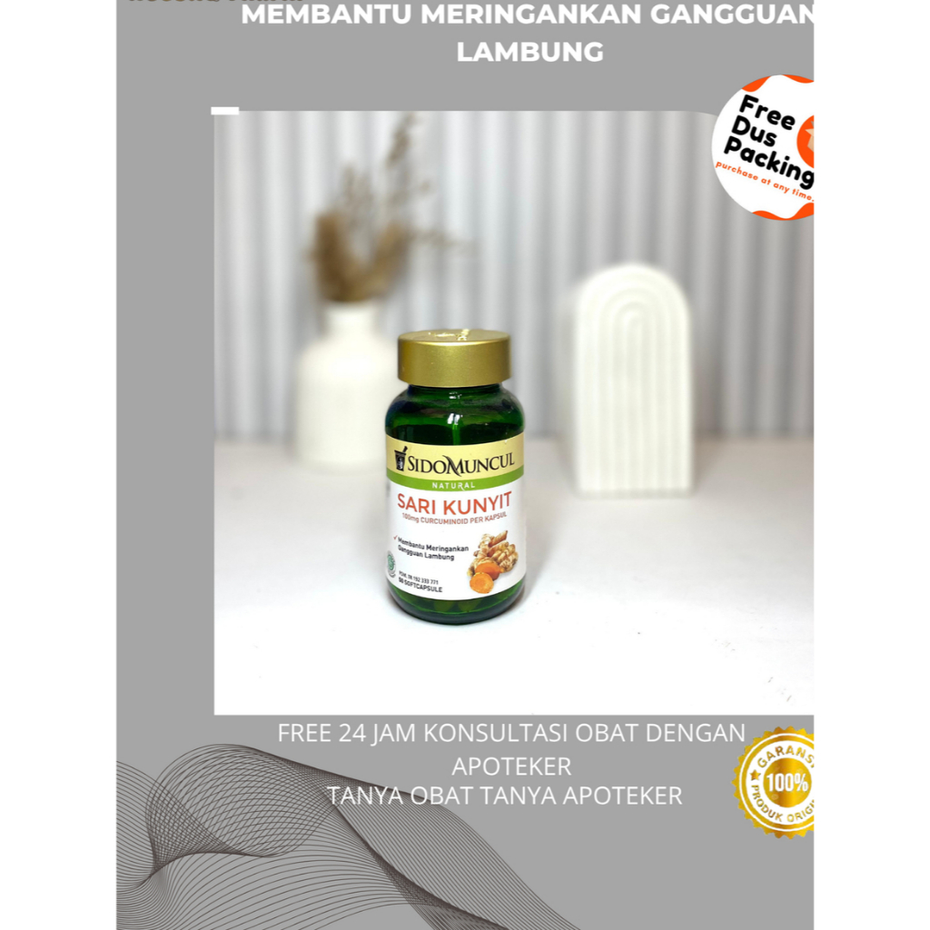

SISDOMUNCUL SARI KUNYIT MEMBANTU MERINGANKAN GANGGUAN LAMBUNG