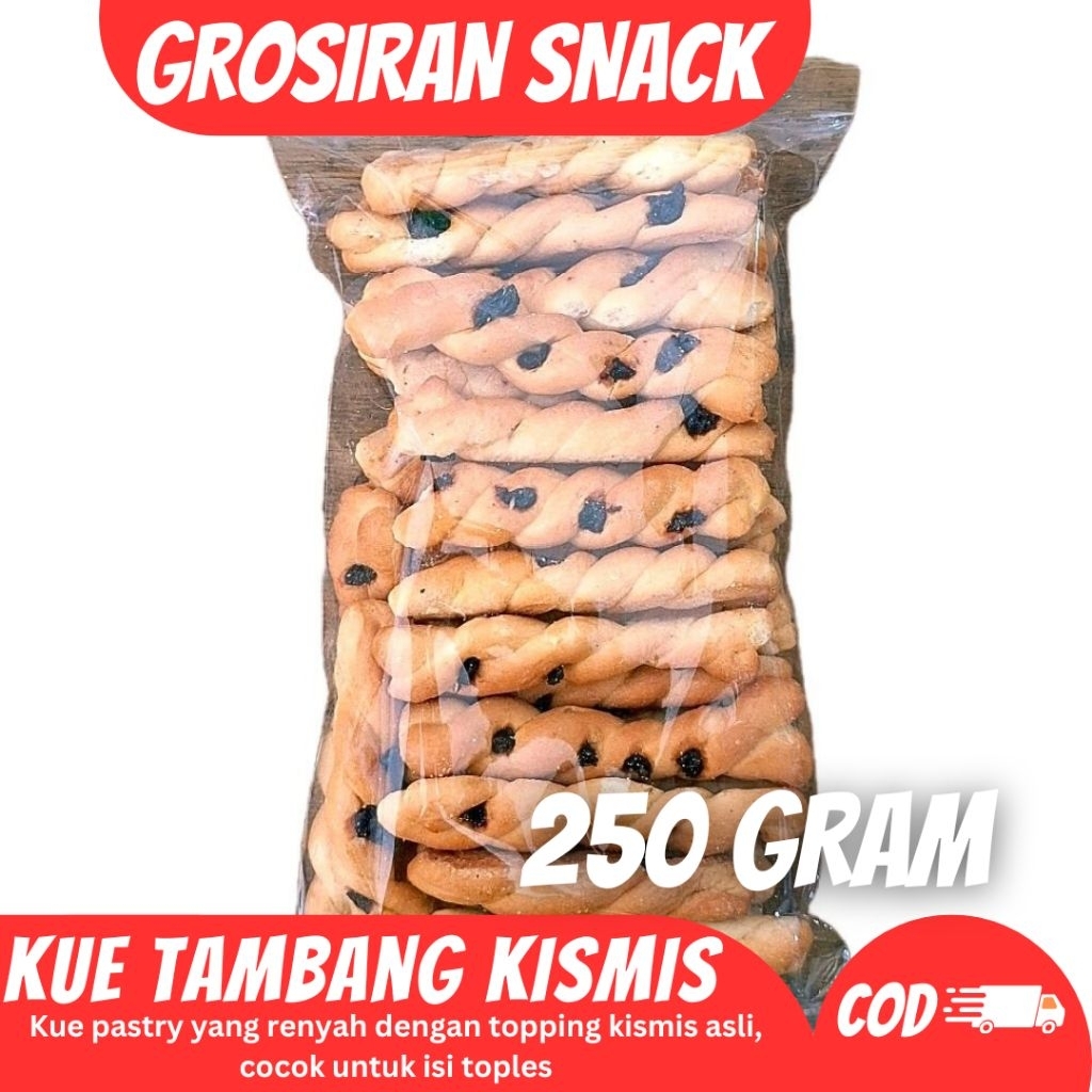 

250 GRAM Tambang Kismis Kue Pastry Kue Kering Tambang Kismis Topping Kismis Asli