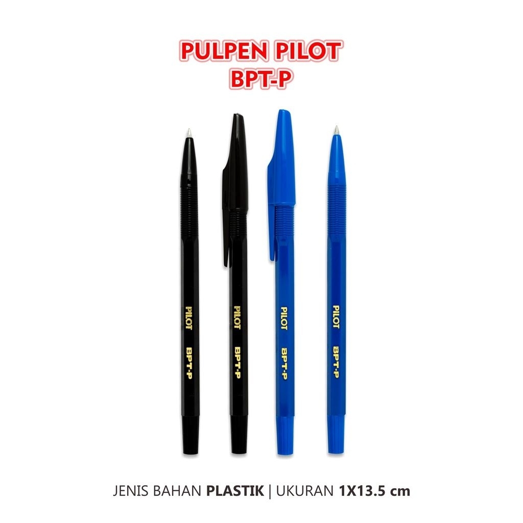 

Pulpen Ballpoin Pilot warna hitam ( pcs )