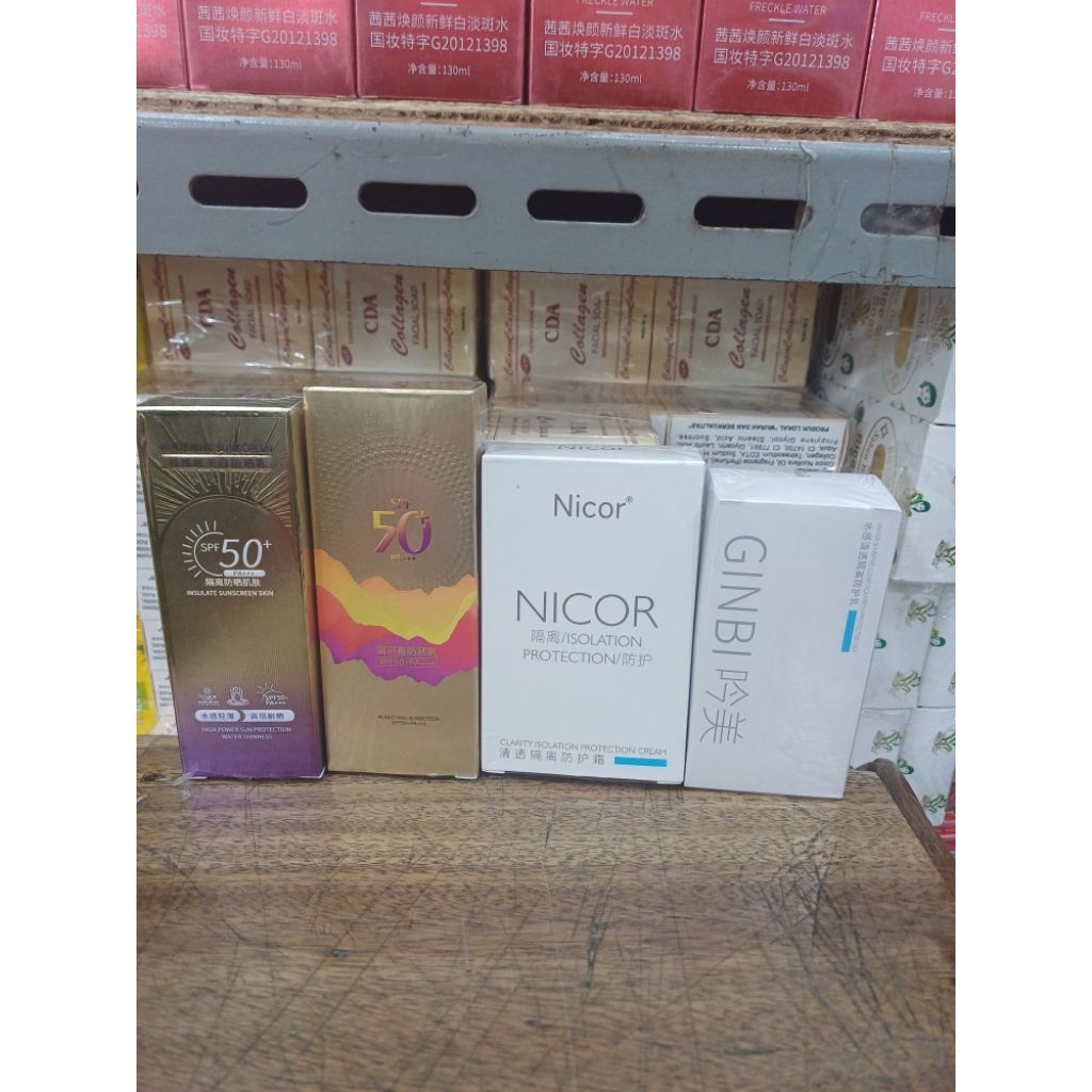SATUAN SUNSCREEN WHITENING TVLV GINBI NICOR SPF 50PA+++