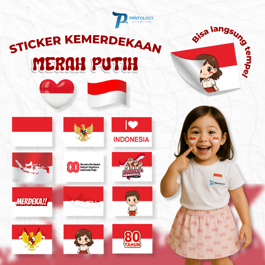 

Stiker Pipi Agustus Stiker Pipi Bendera Agustus Stiker Bendera Merah Putih Love Merah Putih Stiker Tempel Pipi Agustus 17 Agustus Murah Independent day Perlengkapan Aksesoris Agustus Stiker Hut RI 80th Stiker Murah Yogyakarta
