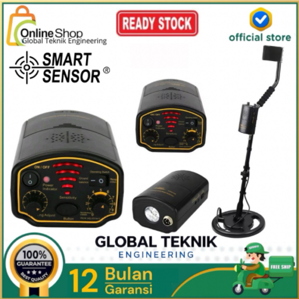 Metal Detector UnderGround emas gold hunter 1.5m smartsensor AR944M