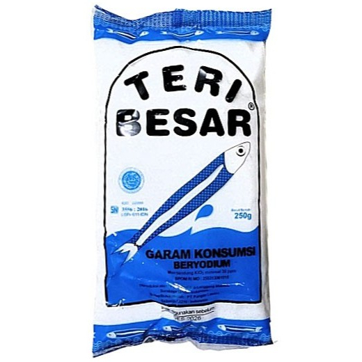 

TERI BESAR GARAM BERYODIUM 250 GR 8991818130152