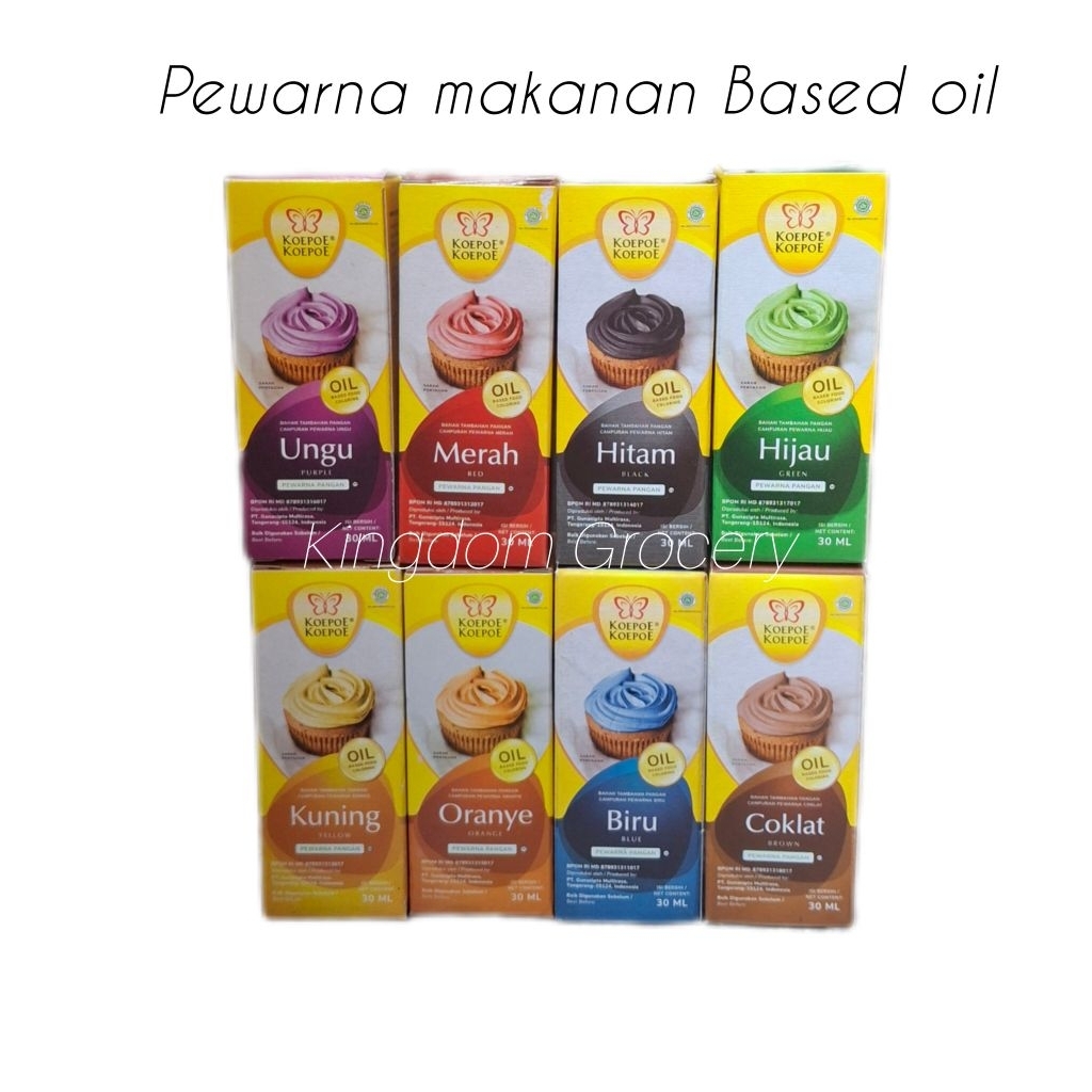 

KOEPOE KOEPOE PEWARNA MAKANAN BASED OIL 30ML