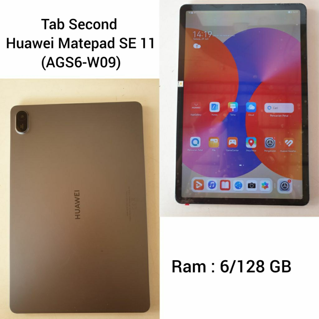 TAB SECOND HUAWEI MATEPAD SE 11 (HARAP MEMBACA DESKRIPSI TERLEBIH DAHULU)