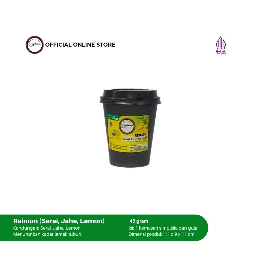

Reimon (Serai Lemon) Papercup Unjukan Solo/ Menurunkan kadar lemak tubuh