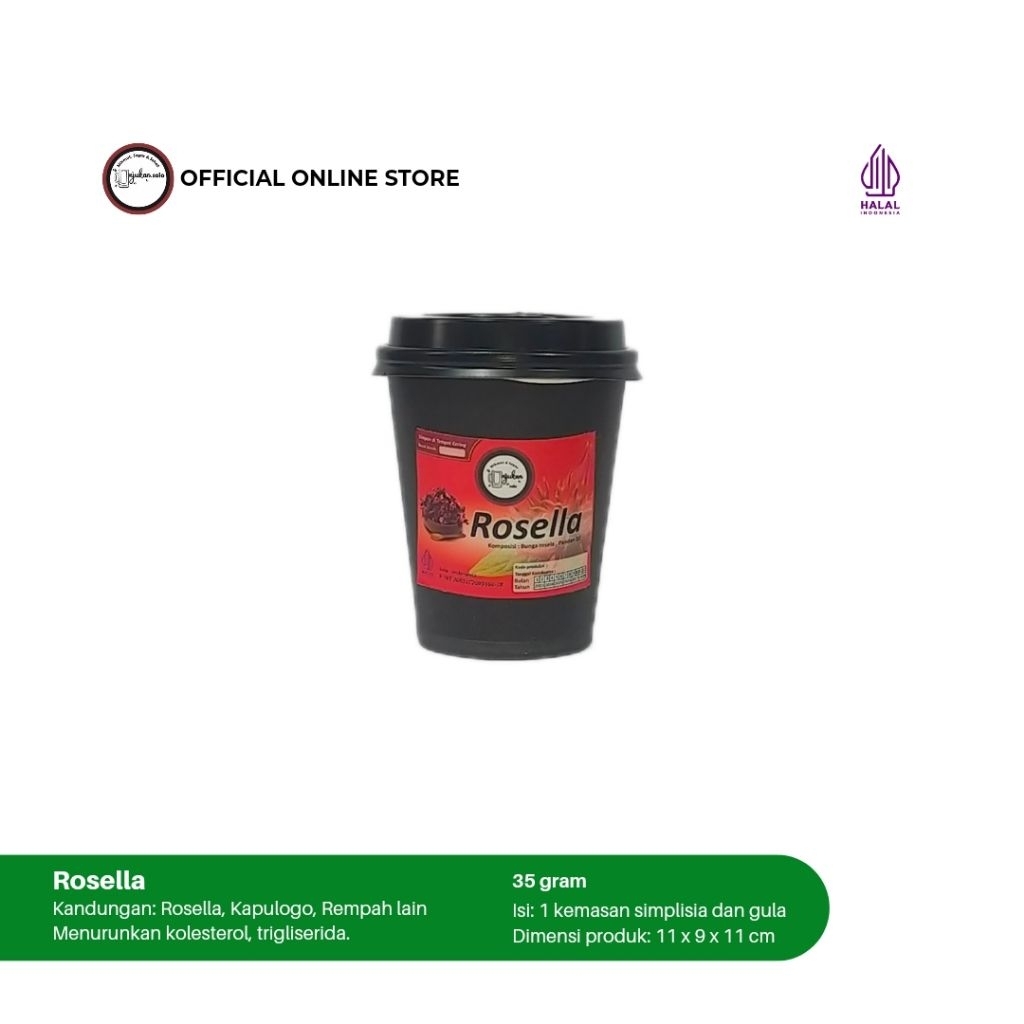 

Rosella Papercup Unjukan Solo/ Menurunkan kolestrol dan trigliserida