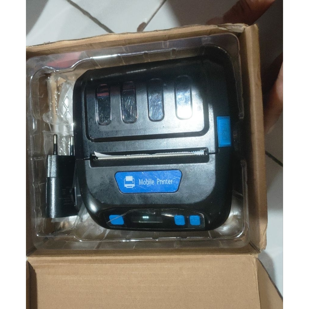 Printer Bluetooth thermal 88mm Cetak Resi Nota penjualan bekas normal