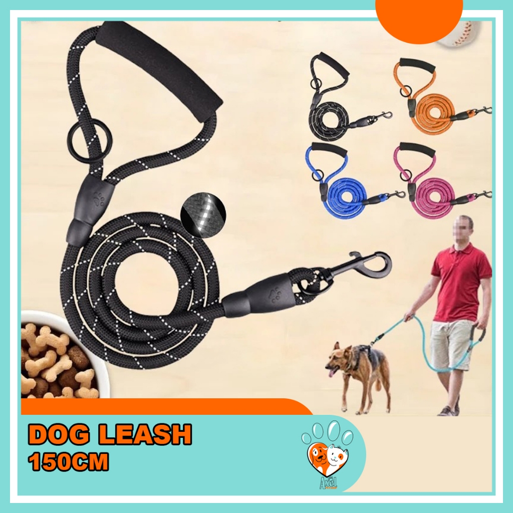 Tali Anjing/Leash Anjing/Panjang opsional/Tali Anjing Besar/Penolong yang baik untuk berjalan-jalan 