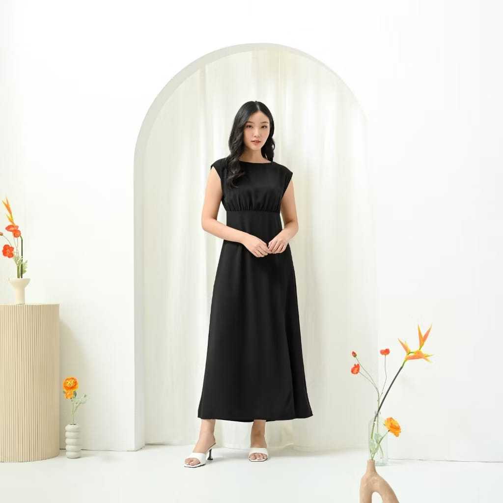 CASUAL DRESS SARAH / DRESS WANITA KEKINIAN / SABRINA JUMBO ROK BELAH S-XXXXL