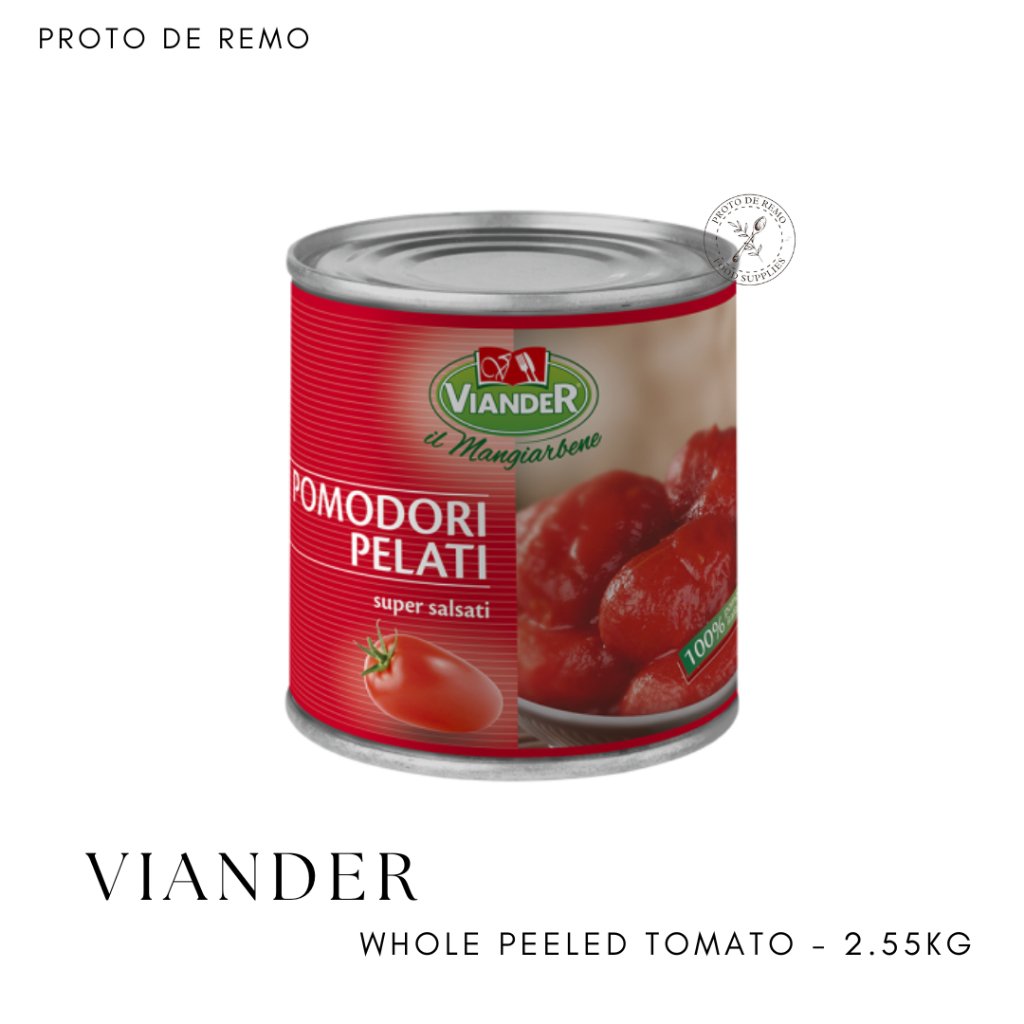 

Viander Whole Peeled Tomato Extra Tomato Sauce - 2.55KG