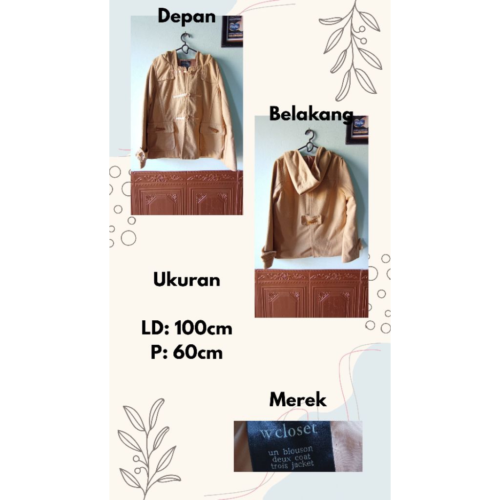 Preloved - Jacket, Coat, & Blazer | W Closet | Sephie | O Collection